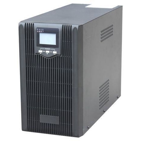 UPS Line Interactive cu Sinusoida Pura cu Management Mini Tower 3000VA/2400W  AVR 6x IEC 4 Baterii 12V/9Ah Display LCD Back-up 21-30Min Negru
