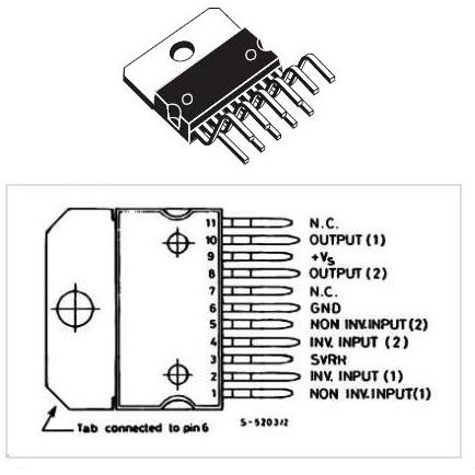 AMPLIFICATOR AUDIO STEREO 2X10W