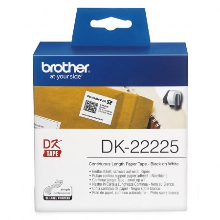 Brother DK22225 Banda continua de hartie 38 mm x 30, 48 m