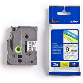 Banda laminata TZe121, 9mm farbl/black