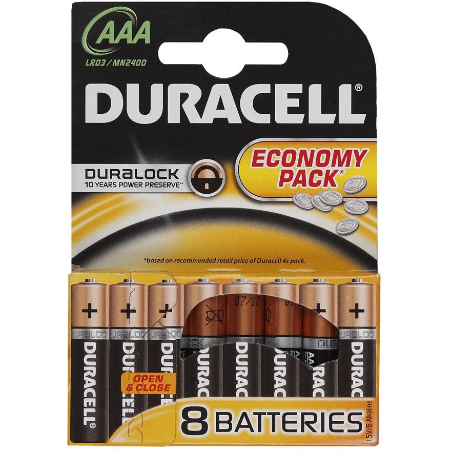 Basic, baterie AAA LR03, 8buc