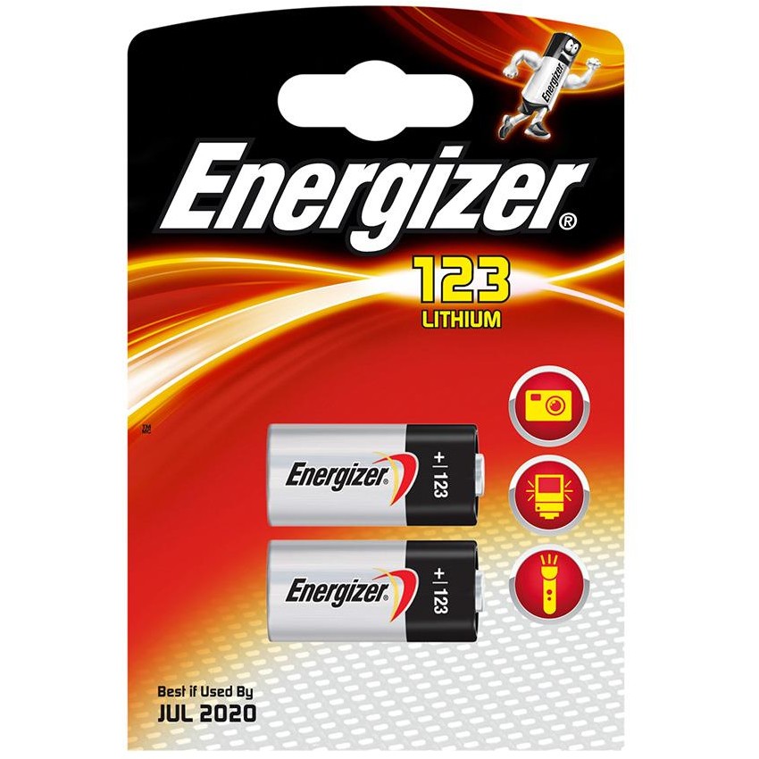 Baterie 7638900168495, ENERGIZER Photo Lithium, 123, 3V, 2 bucati