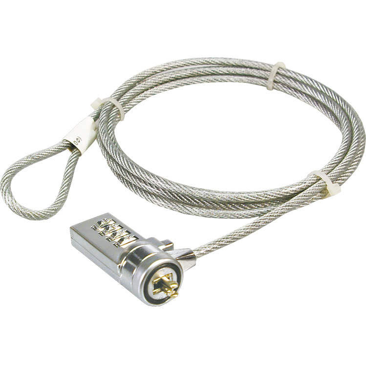 Cablu anti-furt cu cifru pentru laptop