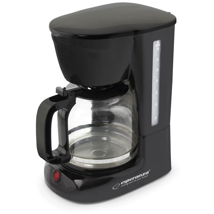 Cafetiera EKC005 1.8l 950W sistem anti-picurare negru