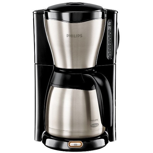 Cafetiera Café Gaia HD7546/20 1000W 1.2l Negru/Argintiu
