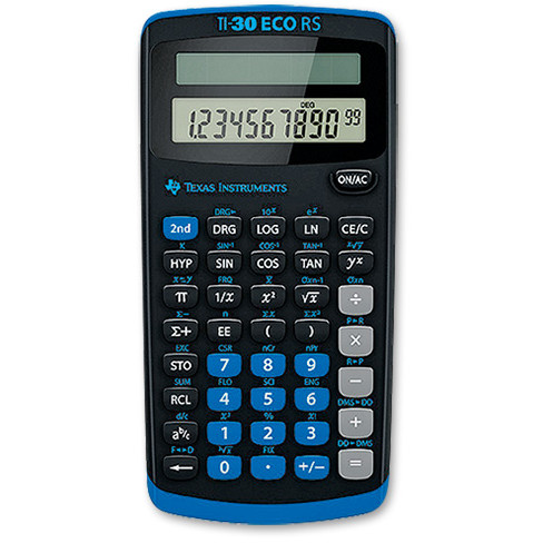 Calculator de Birou Stiintific TI-30 ECO RS 10 Cifre Negru