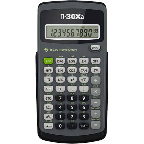 Calculator de birou TI-30XA, 10 cifre, stiintific