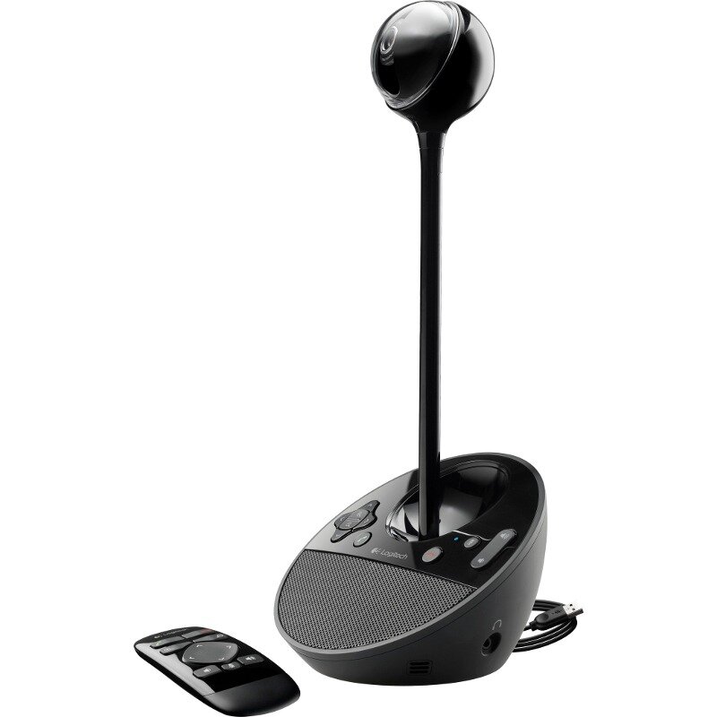 Camera Videoconferinta 960-000867 ConferenceCam Full HD Eligibil PNRAS/PNRR Negru