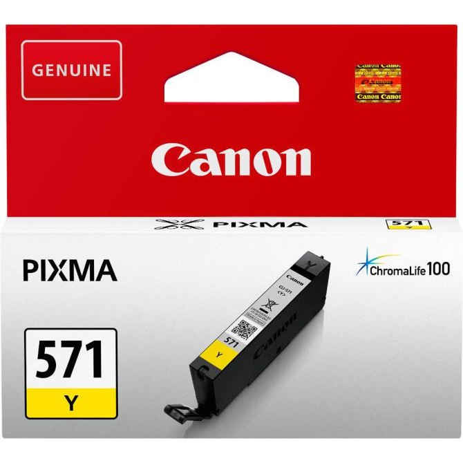 CANON CLI-571Y YELLOW INKJET CARTIDGE
