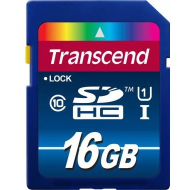 Card memorie SDHC, 16 GB, clasa 10 UHS-1