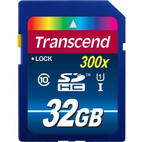 Card memorie TS32GSDU1 SDHC 32GB Class10 UHS-I 300x