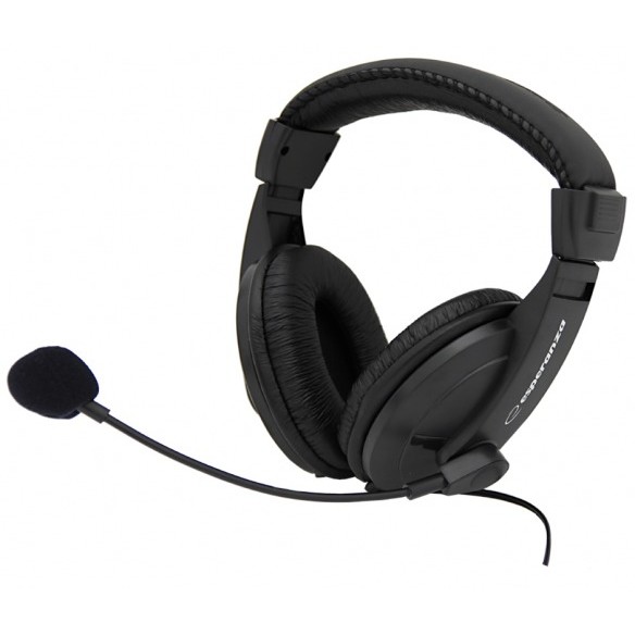 Casti Concerto EH103, stereo, cu microfon, negre