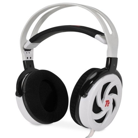 Casti gaming Gaming Tt eSPORTS Shock Spin HD White