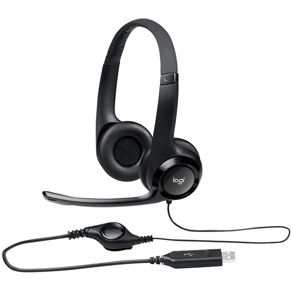 Casti PC Over-Head H390 Negru