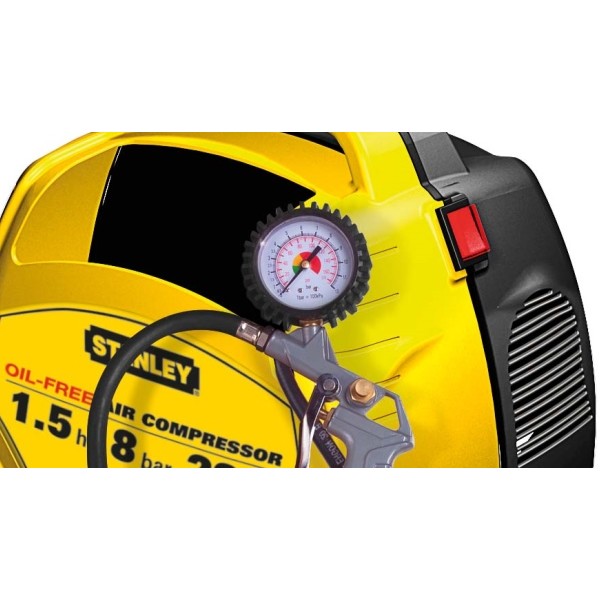 Oil-free compressor AIR KIT OL 1,1KW 8 BAR STANLEY