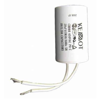 CONDENSATOR MOTOR 20UF 450V FIR