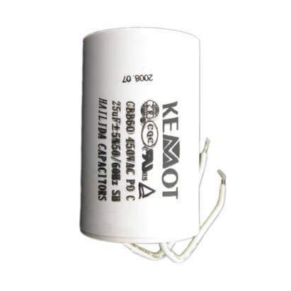 CONDENSATOR MOTOR 25UF 450V FIR