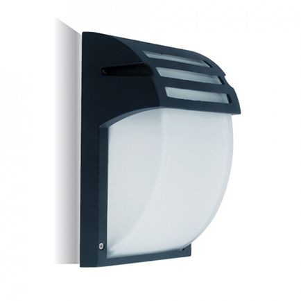 CORP ILUMINAT APLICABIL PE PERETE MAX 40W IP44 NEGRU