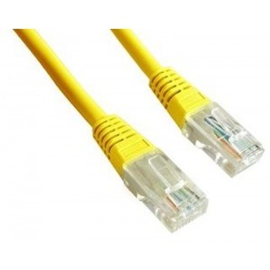 Gembird patchcord RJ45, cat.5e, UTP, 1.5m, yellow