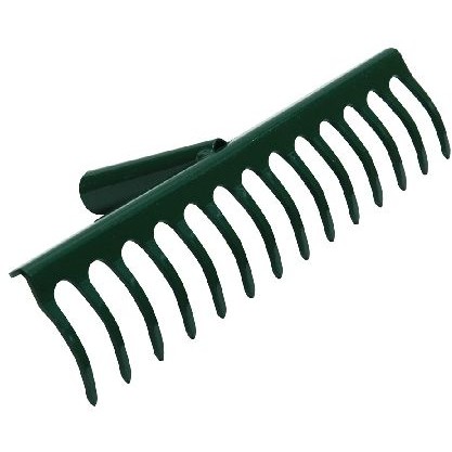 GREBLA METALICA CU DINTI CALITI 410X80MM / 16 DINTI