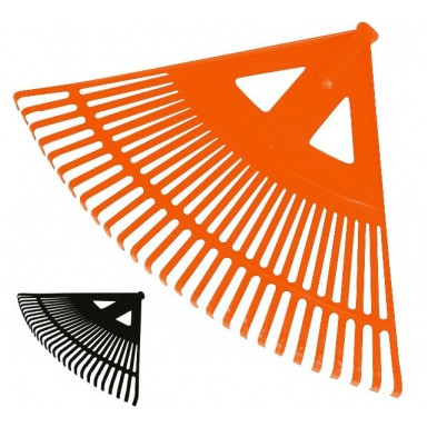 GREBLA PLASTIC EVANTAI 430MM / 20 DINTI / NEAGRA