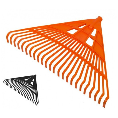 GREBLA PLASTIC EVANTAI 610MM / 24 DINTI / NEAGRA