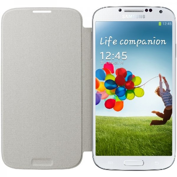 Husa Husa protectie Samsung EF-FI950BWEGWW Alba pentru i9500 Galaxy S4 si i9505 Galaxy S4