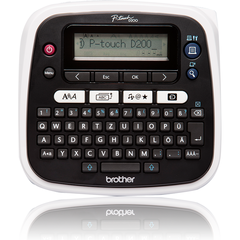 Imprimanta etichete P-Touch D200BWVP, pentru birouri mici