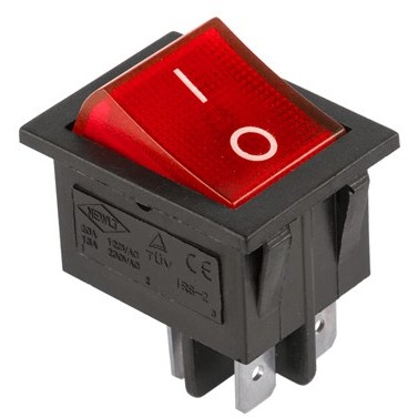 INTRERUPATOR ON/OFF IRS-201-1A ROSU