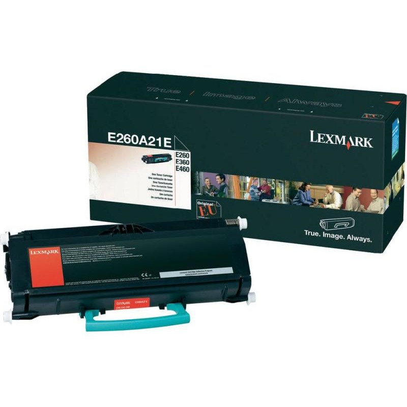 LEXMARK E260A31E BLACK TONER