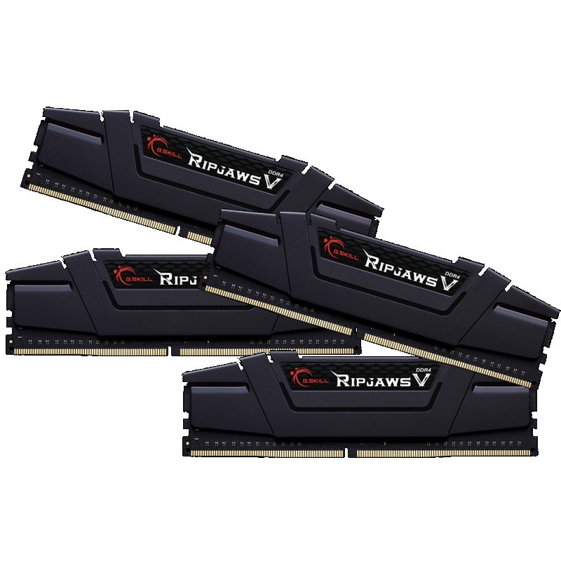 Memorie RipjawsV Black 64GB DDR4 3200 MHz CL16 Quad Channel Kit