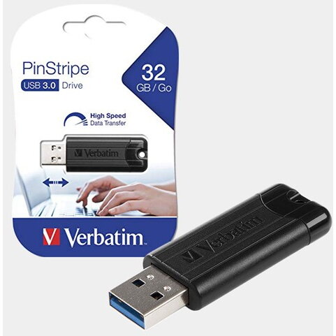 Memorie USB PinStripe 32GB USB 3.0 Black