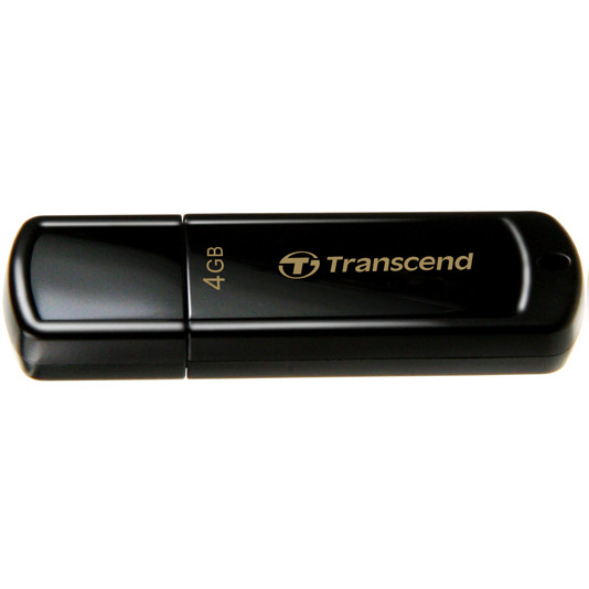 Memorie USB Memorie USB JetFlash 350, 4 GB, USB 2.0, negru