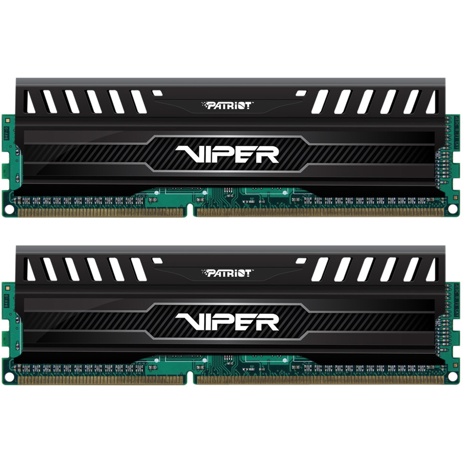 Memorie Viper 3 Series, Black Mamba, 2x8 GB DDR3, 1600 MHz, CL 10, negru