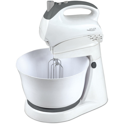 Mixer cu bol rotativ AD 4202 5 viteze 3L 300W White