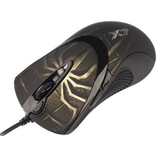 Mouse XL-747H – mouse gaming, USB, laser 100–3600 DPI, 7 butoane, sistem greutăți, 1 ms