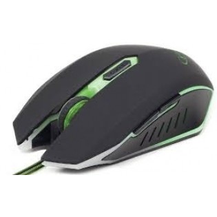 Mouse gaming MUSG-001-G 2400dpi Negru Verde
