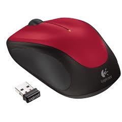 Mouse Wireless M235 Black Red