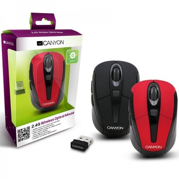 Mouse wireless CNR-MSOW06B Black