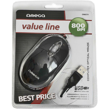 Mouse OMEGA 3D OPTICAL 800DPI USB,Optic, Negru