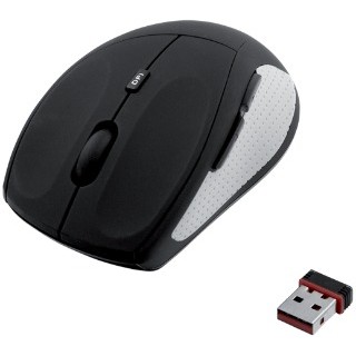 Mouse optic wireless JAY PRO, negru-gri