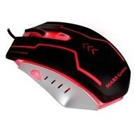 Mouse TACMARS-MM2, MM-2, 5000 dpi, negru-rosu