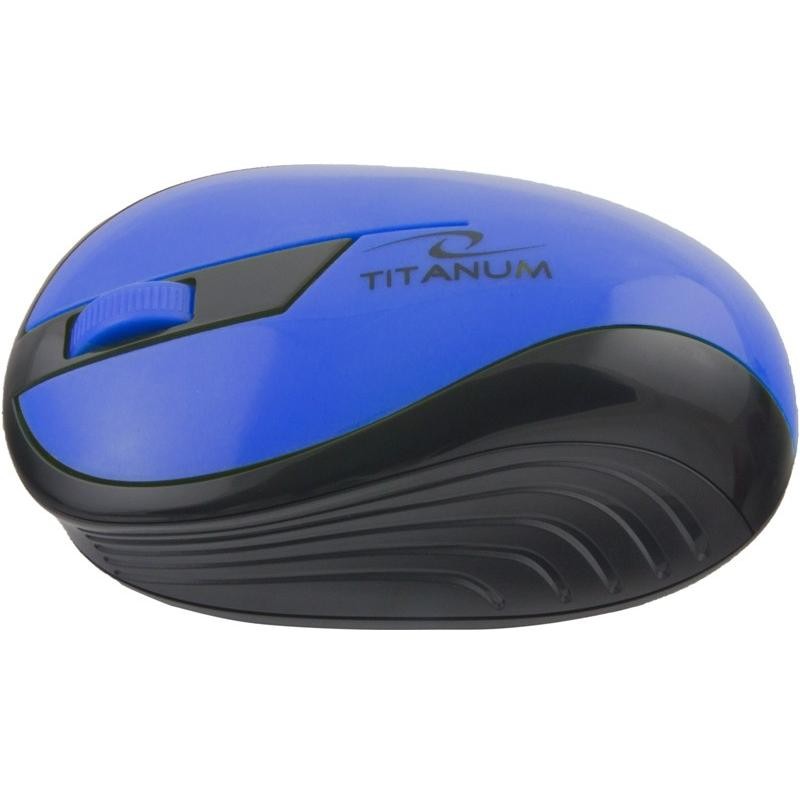 Mouse TM114B RAINBOW, USB, 1000 dpi, Albastru