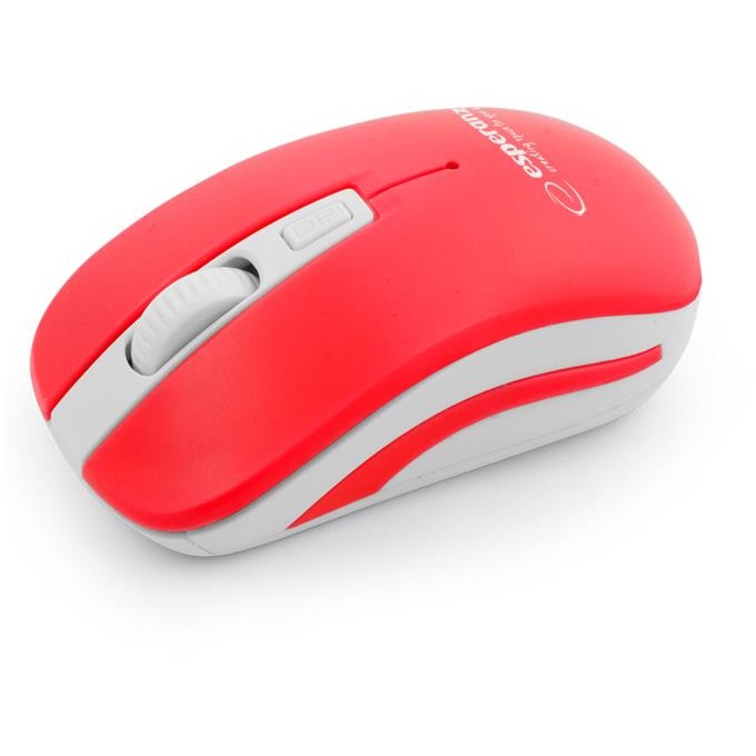 Mouse Uranus Bialko 1600 dpi Rosu/Alb
