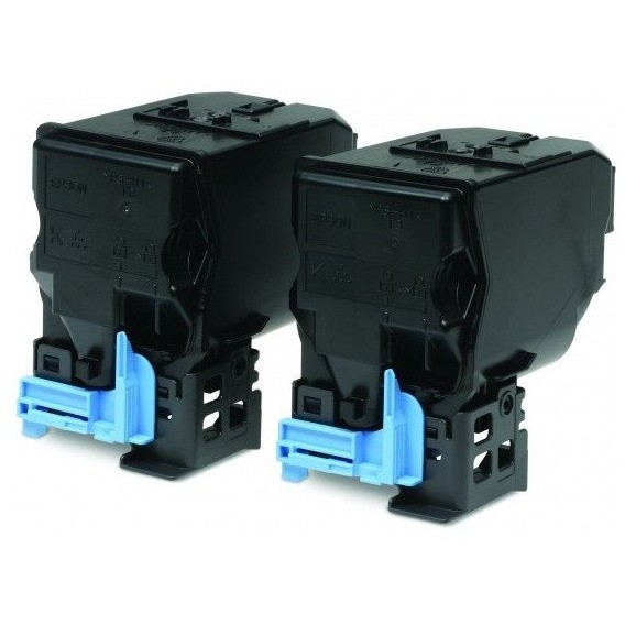 Pachet 2 tonere laser Epson C13S050594, negru, 2x6000 pag