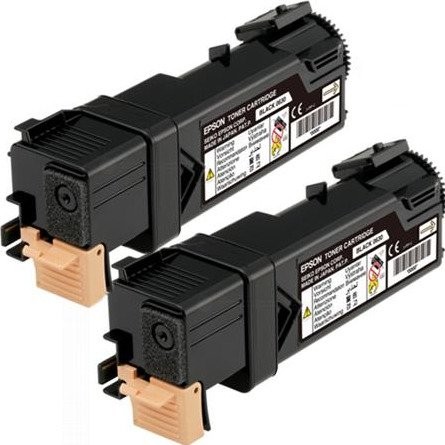 Pachet 2 tonere laser Epson C13S050631, negru, 2x3000 pag