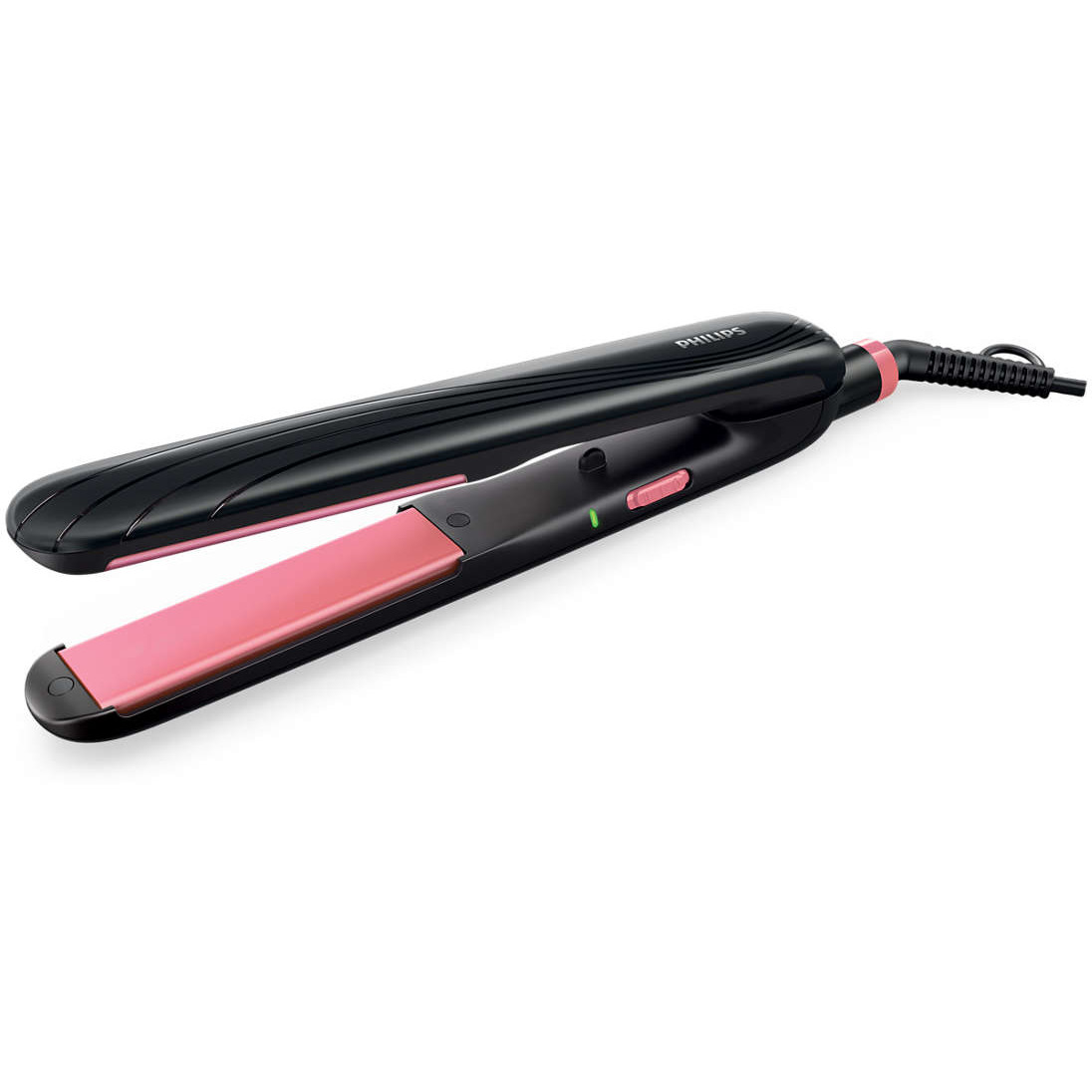 Placa de indreptat parul HP8323/00 EssentialCare 210 grade negru / roz