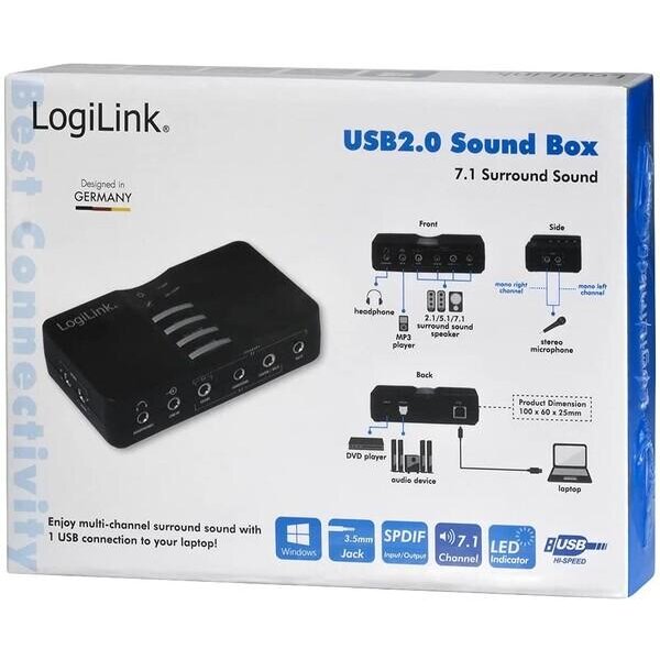 Placa de sunet Sound box 7.1 USB