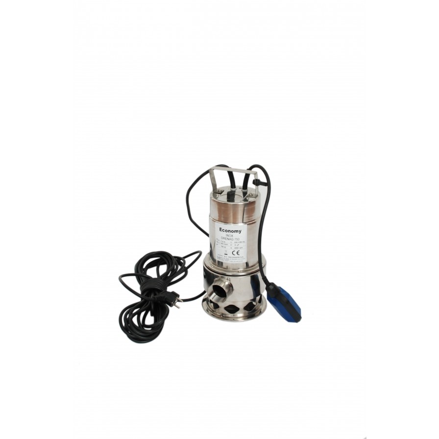 Pompe ape murdare Economy Vortex Inox 750, 750 W, impuritati in suspensie 30 mm