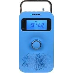 Portable Radio PP10BL, FM PLL SD/USB/AUX with battery, blue